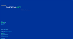 Desktop Screenshot of dnsmasq.com